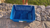 Carrie Box Pool Aufbewahrungskorb aus recyceltem Kunststoff - Blau
